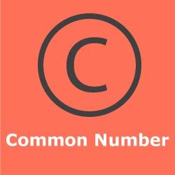 common number 